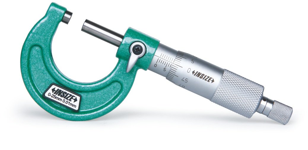 ميكروميتر عاده من 0 - 25 مم دقه 0.01 مم انسايز