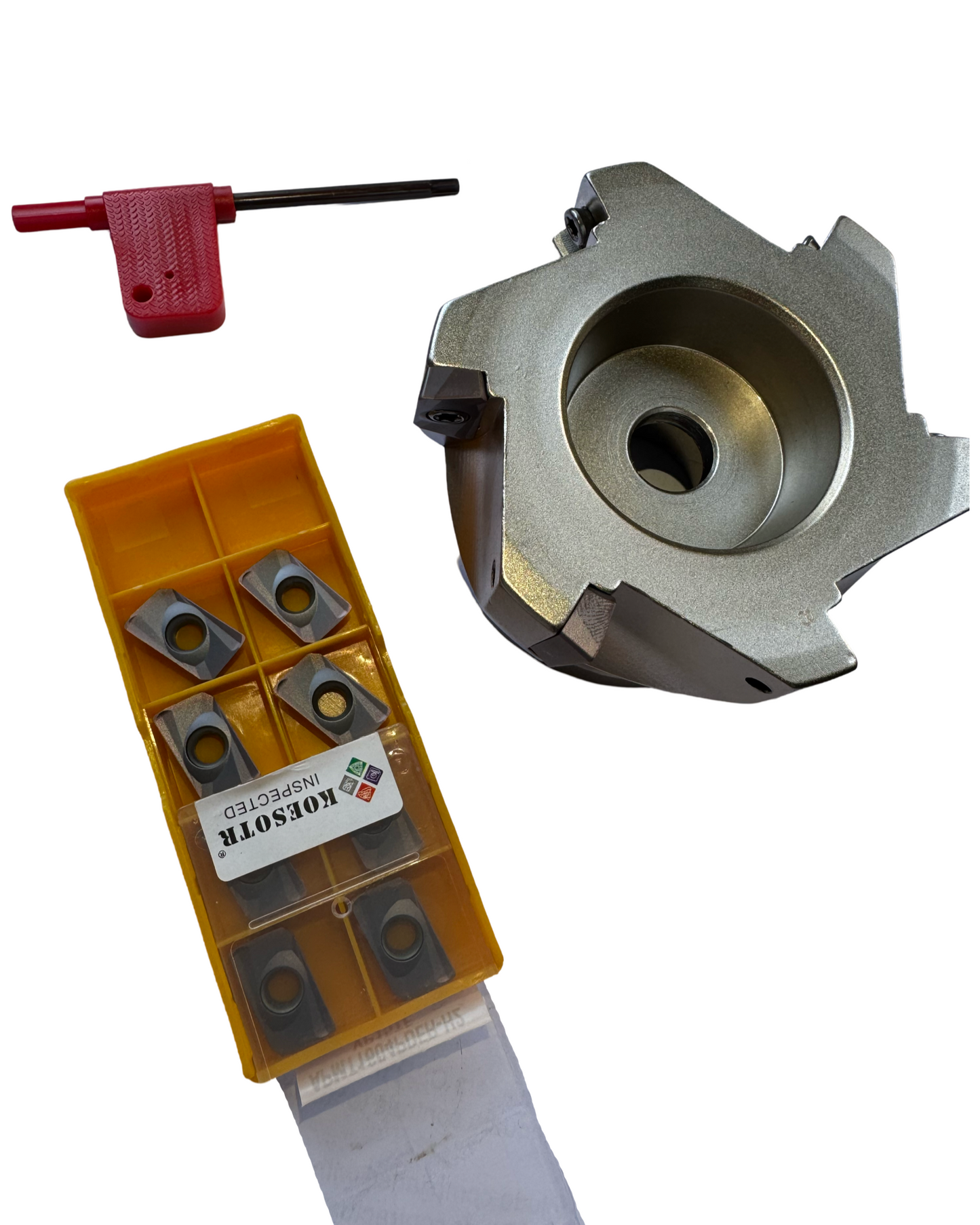 شل اندميل فيديا تركيب 80مم + علبة فصوص فيديا اندميل 16مم